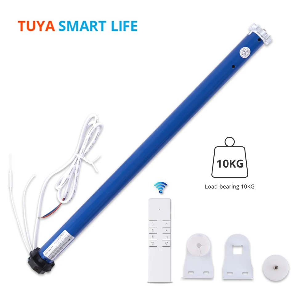 Tuya-smart Roller Shade Persianas Motor Wi-fi 2n Tubo de 38 mm Alexa Google Home Controle Yandex Zemismart Motores Elétricos Cortina