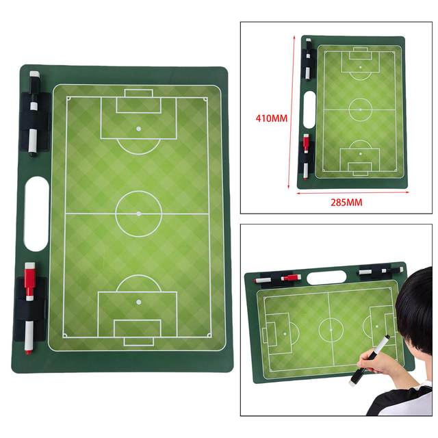 Coaches Clipboard Soccer Gifts Training Equipment Referee Gear Football Coaching Board Marker Board for Teaching Training Coach