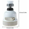 Aerator Faucet Extender Spray Head Swivel Tap Head Rotate Sink Spray Water Saving Attachment Bendable Flexible 1