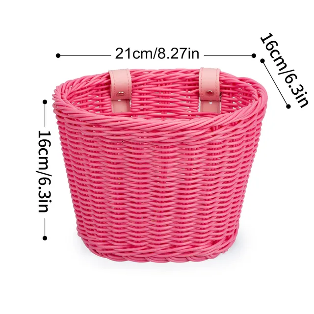 Bike Basket Kids Kids Bike Basket Bicycle Basket Bicycle Basket For Girls Adjustable Front Handlebar Bike Basket DIY Bike 6