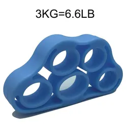 Silicone Finger Strength and Flexibility Trainer (G910D-blue)