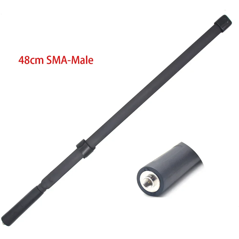 

48cm Antenna Foldable SMA Male Dual Band For YAESU ICOM TYT walkie talkie