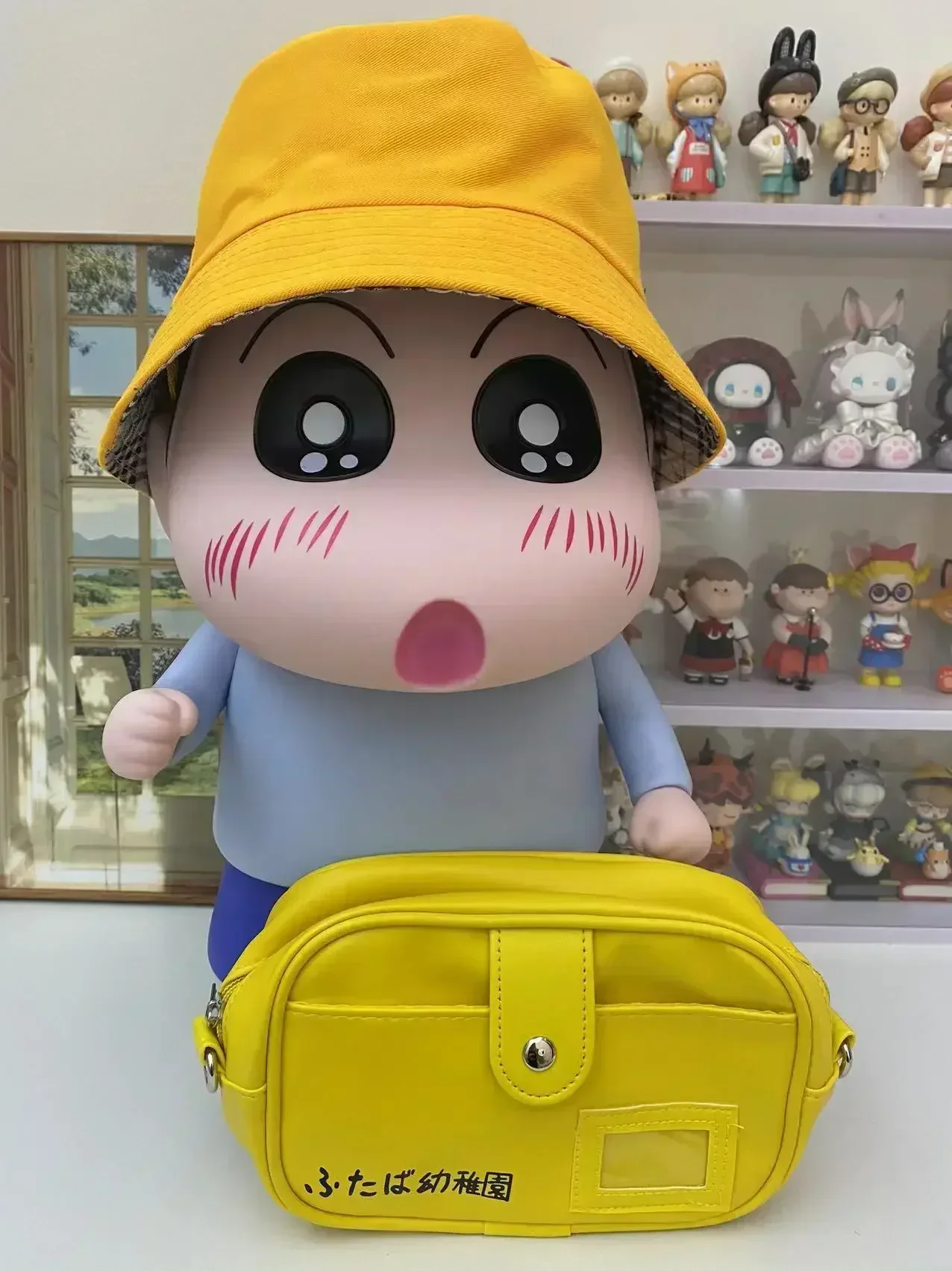 thumbnail image 1 of Figuras de Crayon Shin-chan de 42 cm, serie periférica, modelo de coche, adorno de colección de muñecas, decoración de anime, regalo de cumpleaños y Navidad de edición limitada, 1 of 5