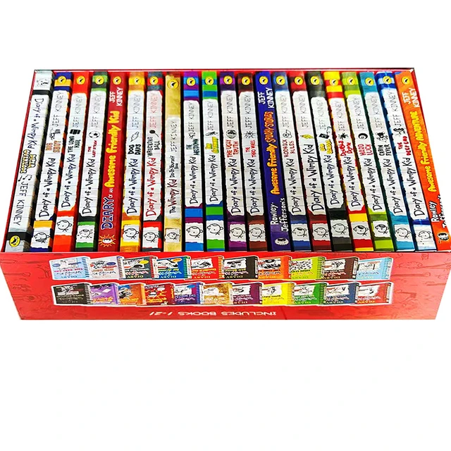 Diary of A Wimpy Kid 1-20 20 Books Complete Collection Set, Comic Novel,  Easy Enough for Kids To Read and Be Entertained - AliExpress