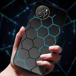 Luxury Soft Black Silicone Shockproof Phone Case - Cool and Durable Protection with TPU Etui for Oscal Tiger 12 (H01.CH.1)