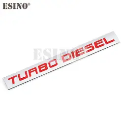 Premium 3D Metal Turbocharged Car Emblem Sticker Badge (Turo Diesel 2)