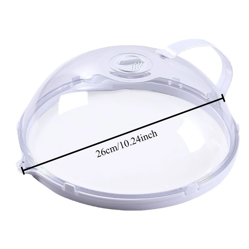 1 PC Microwave Oven, Heat-resistant Food Heating, Plastic Preservation, Transparent Vegetable Cover, Vegetable Lid