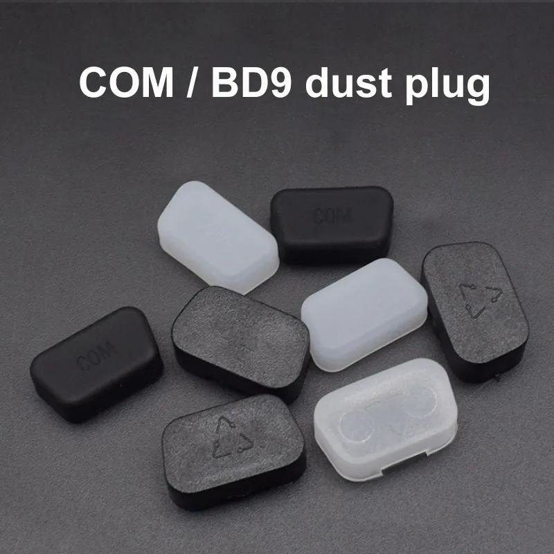 Lot De 10 Capuchons En Silicone Noir Pour Ports DB9 Mâle RS232 - Protection Anti-poussière