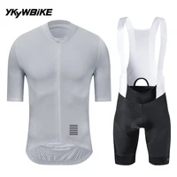 YKYWBIKE Men's Cycling Set Summer Cycling Jersey Kits Road Bike Clothes Bicycle Clothing Riding Maillot Cycling Clothing 1