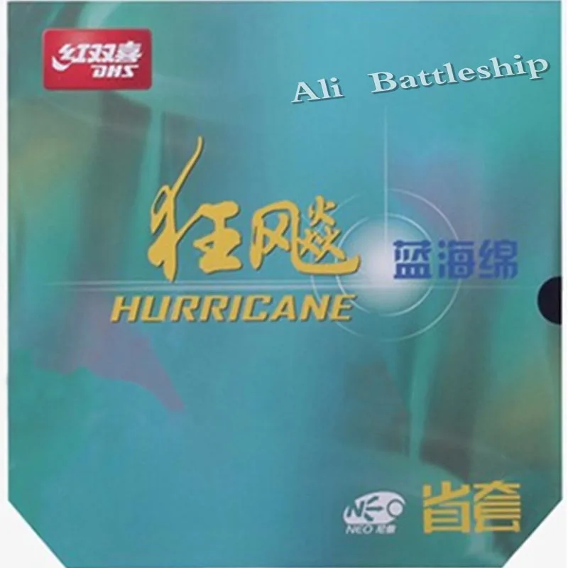 

DHS Hurricane 3 Provincial NEO Blue Sponge Original Table Tennis Rubber DHS Ping Pong Sponge