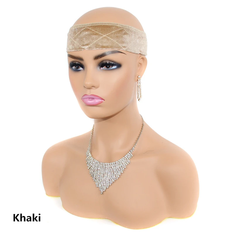 1PC Adjustable Wig Grip Band for Lace Front, No-slip Velvet Wig Grip Headbands for Women Keeping Wigs in Place
