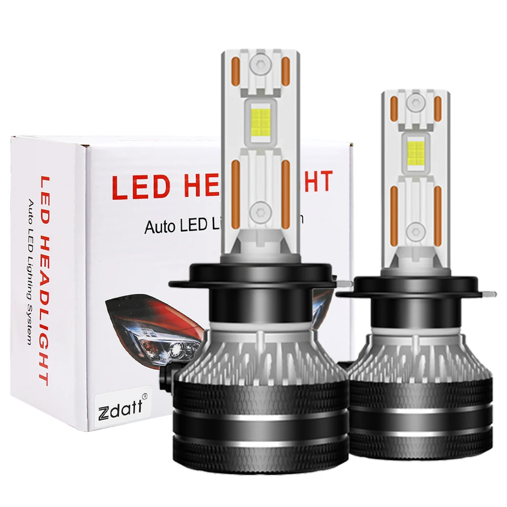 200W 100000LM H7 Led Headlight Canbus Car Lights H1 H4 H8 H11 HB3 HB4 9012 HIR2 Led 6000K 12V Super Bright CSP Chips 2PCS
