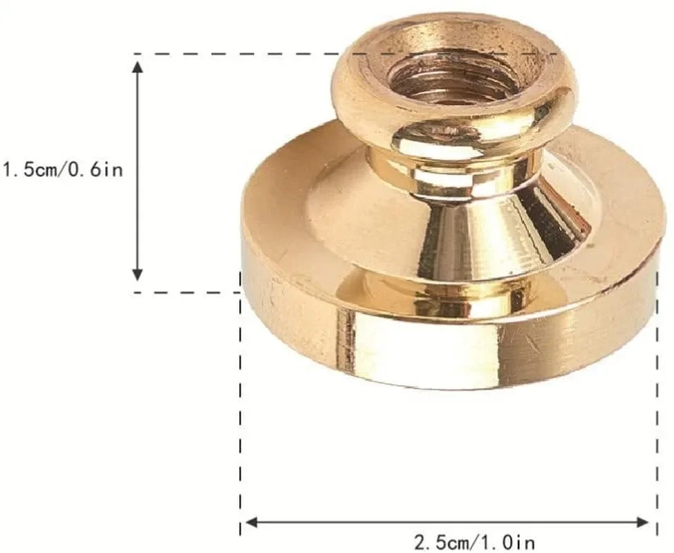 1 Pc Wax Seal Stamp 25mm Head Howling Wof Removable Sealing Brass Stamp Head For Creative Gift Envelopes Invitations Cards Decor