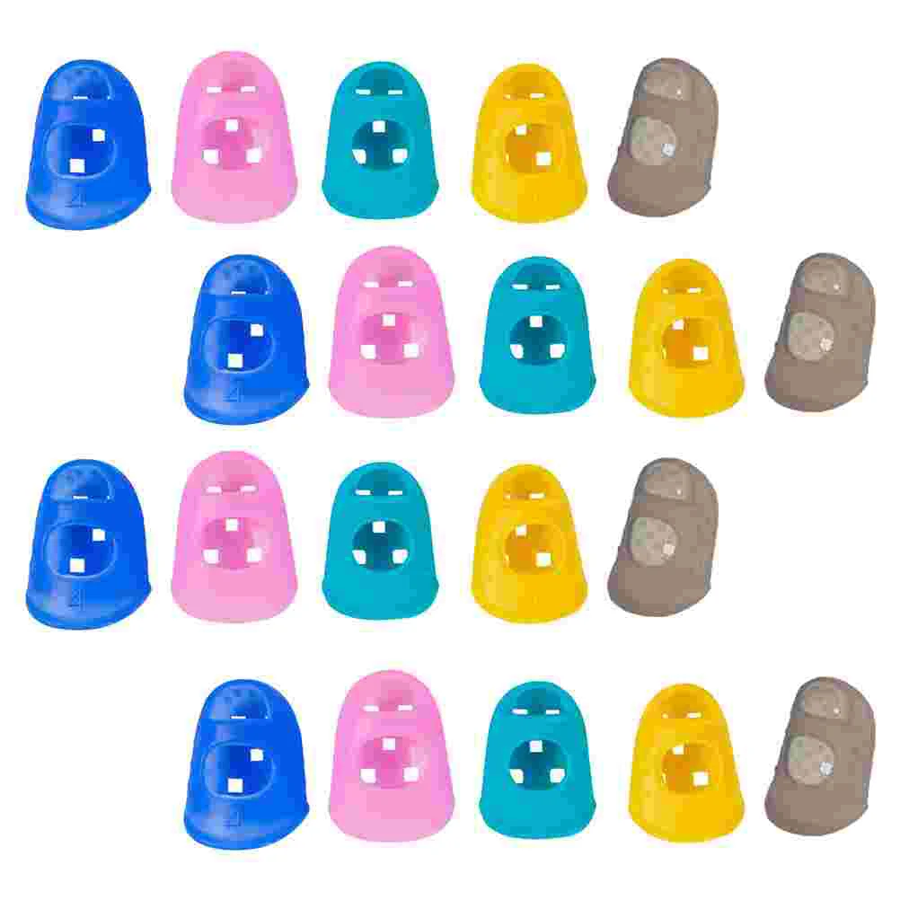 

50Pcs Guitar Fingertip Protectors Silicone Finger Guards Finger Cots Anti- Finger Protection Covers Caps for Beginner Playing
