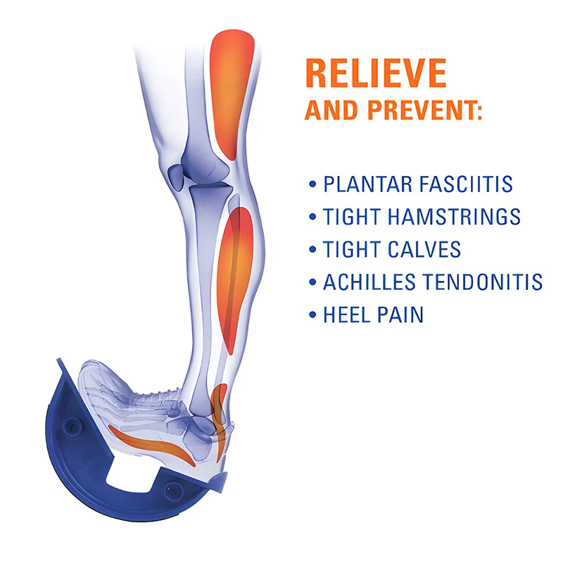 Foot Strecher Rocker Ankle Calf Stretching Board for Achilles Tendonitis Heel Pain calf stretching board leg stretching machine