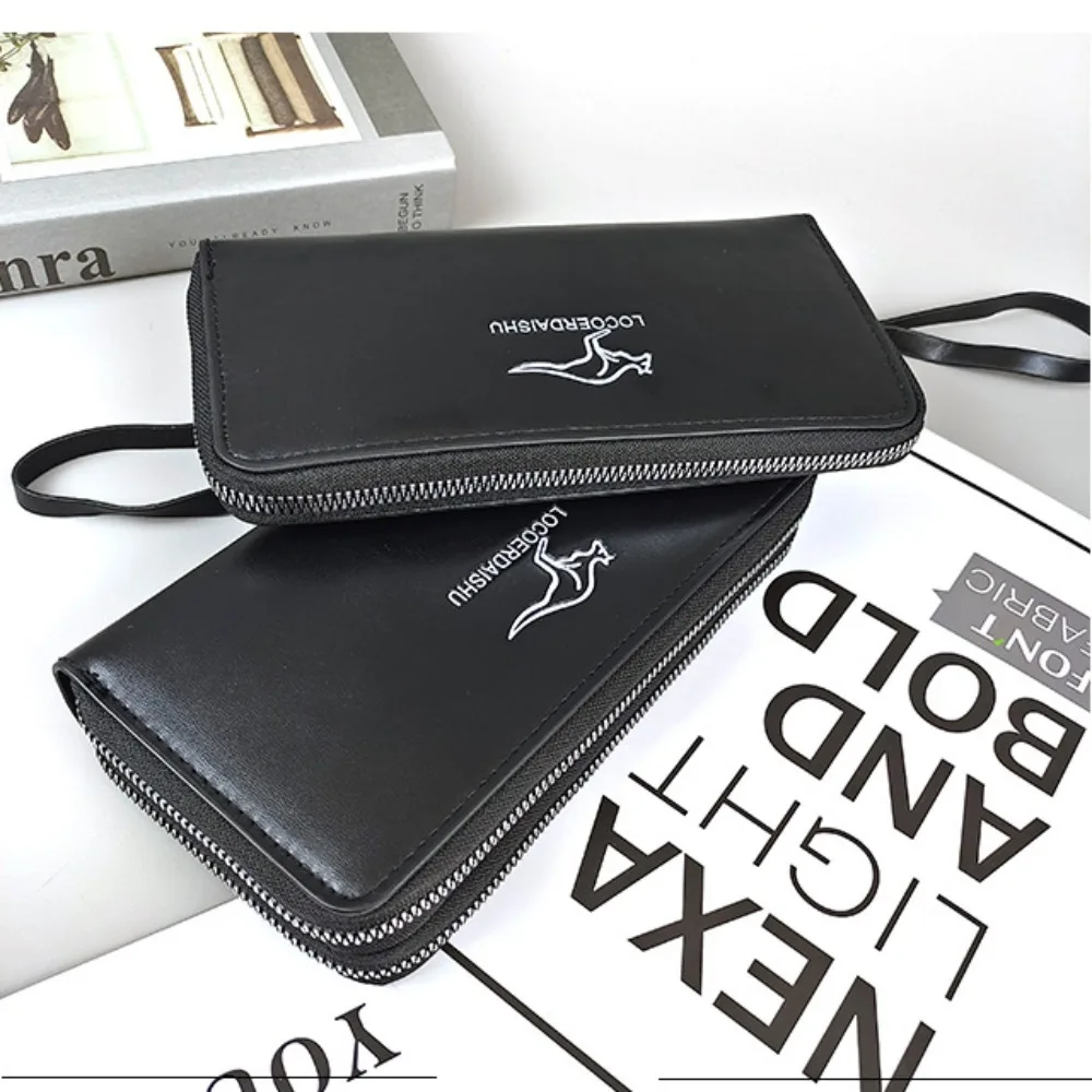 

Waterproof Men's Long Wallet Business Multi-position Large Capacity Male Coin Pocket Durable with zipper Card Wallet Outdoor