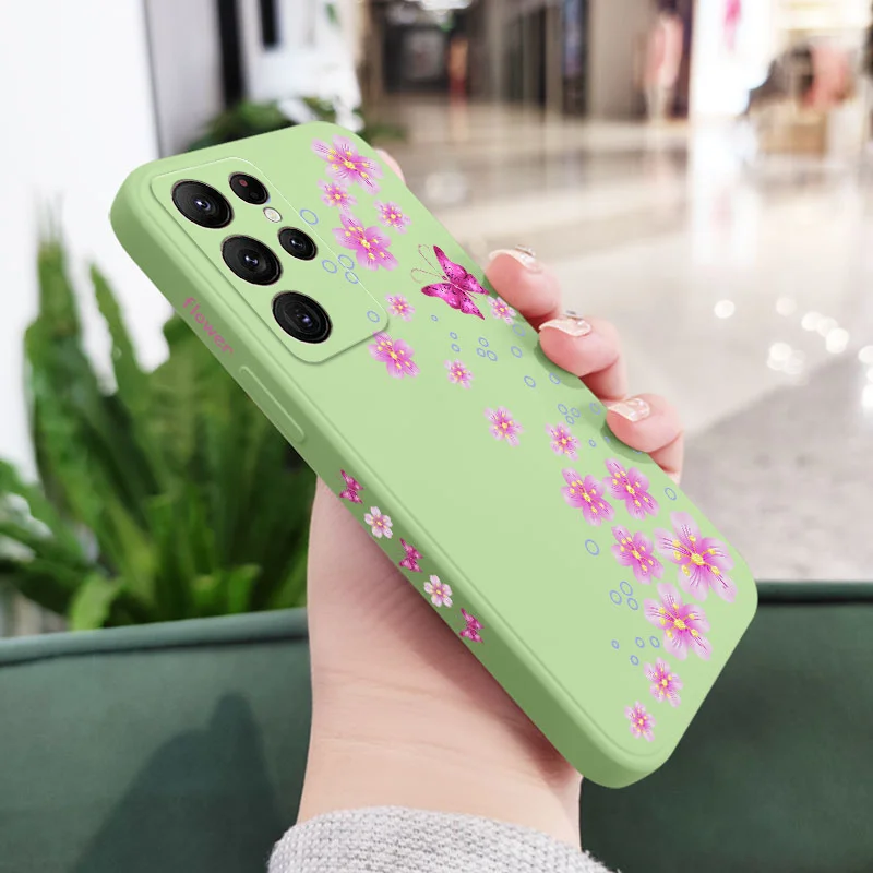 Butterfly In Bloom Silicone Phone Case Cover
