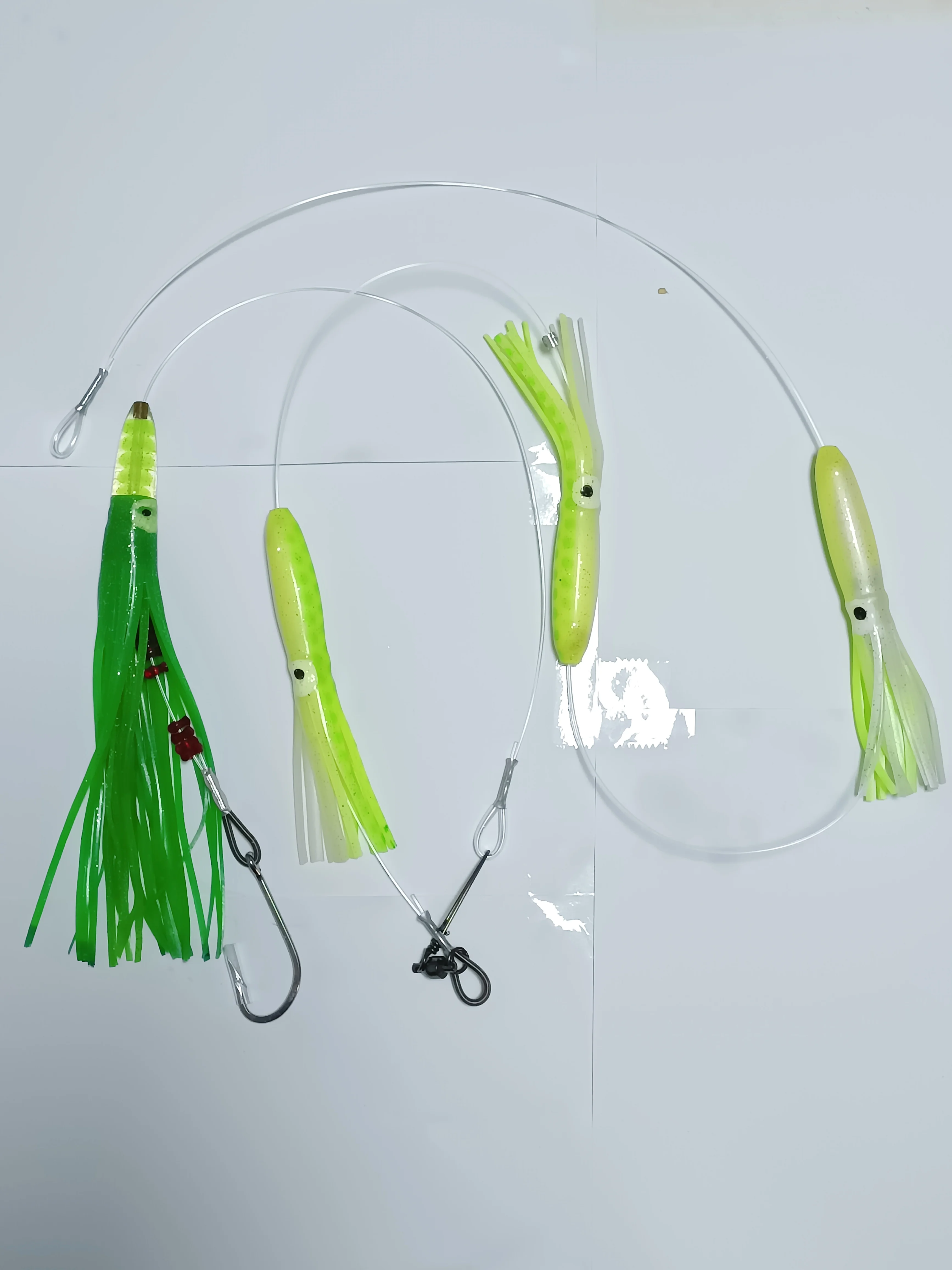 Drag angeln zug, 6 "octopus,56g(2 UNZEN) harz fisch, 2 meter lange, edelstahl KEINE 7/0 Haken, ziehen kraft 200 £, thunfisch, swordfish – Detail 10