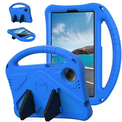 EVA Shockproof Protective Tablet Case for Kids - Stand Feature, Nontoxic, Safe for Students (Blue)