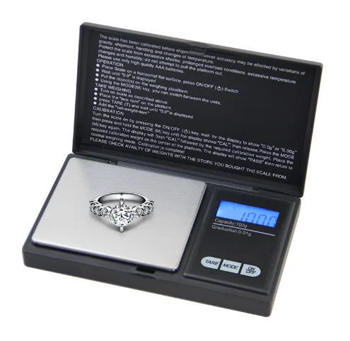 Schmuck Mini Edelstahl Elektronische Waage Digitale Taschenwaage Gold Gramm Balance Gewicht Tragbare Hohe Präzision 0,01g – Detail 10