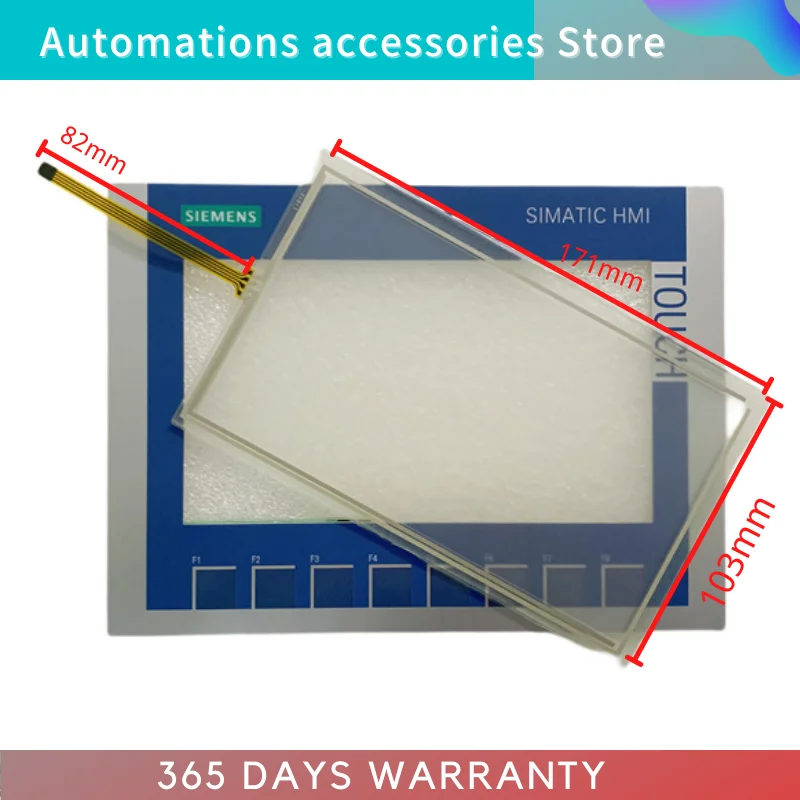 Tela Sensível ao Toque Básica 6av21232ga030ax0 Ktp700 6av2 123-2gb03-0ax0 Ktp700 Touchpad com Teclado de Membrana Teclado Lcd - Imagem 2