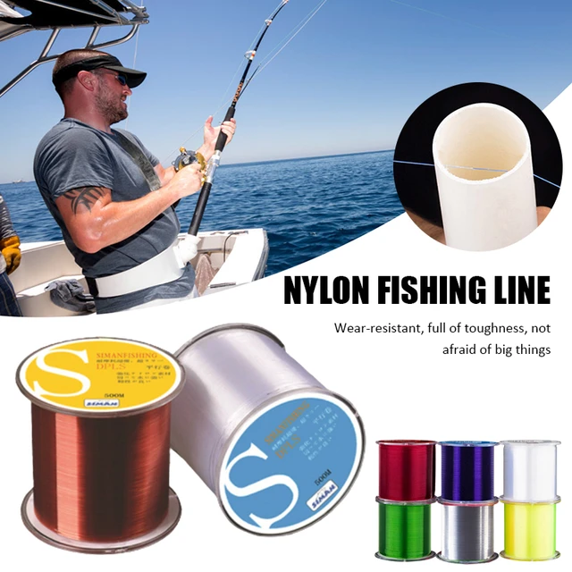500m New Fishing Line Justron Nylon Super Strong Wear-resistant