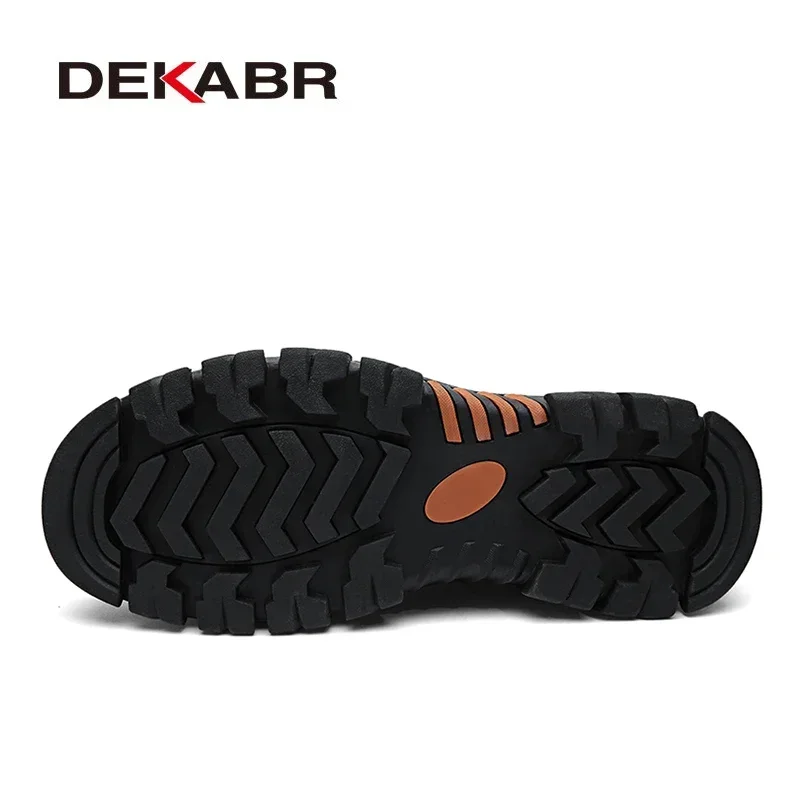 DEKABR Genuine Leather Men Shoes Casual Autumn Summer Fashion Shoes For Men Designer Classical Working Comfort Men Oxfords 4