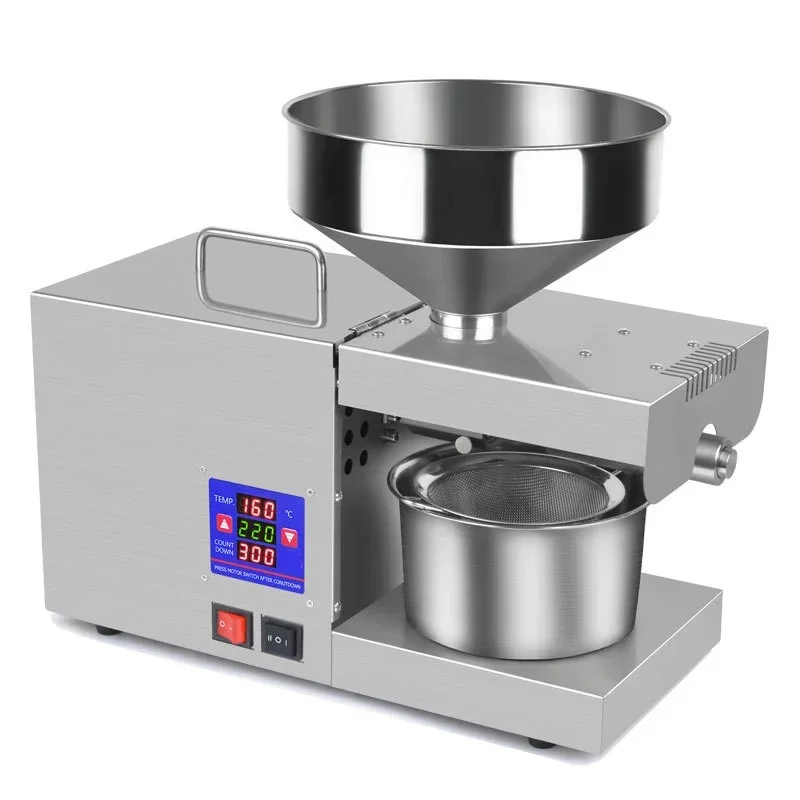 K38 Automatic Household Intelligent Temperature Control Oil Press  Peanut Olive Oil Rapeseed Sesame Oil Extractor 110V/220V 4