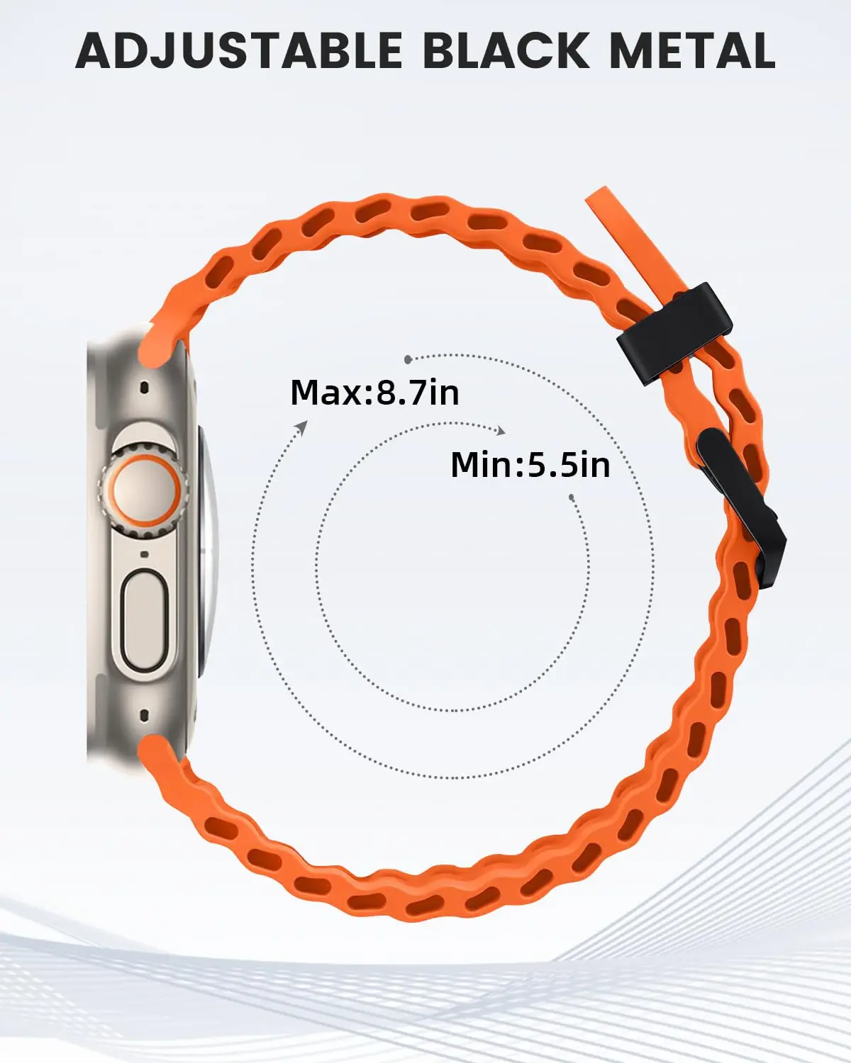รูปสินค้า สายรัดข้อมือ Apple Watch Ultra 2 ซิลิโคน สปอร์ต