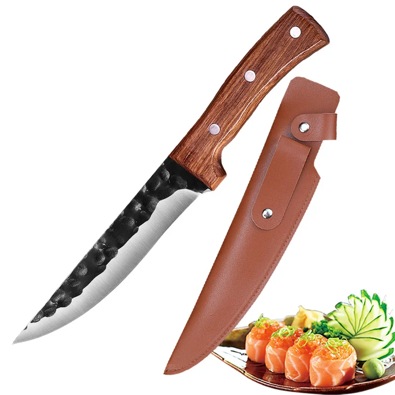 6 5 &quotкованый охотничий нож из нержавеющей стали для мяса мясника рыбалки и