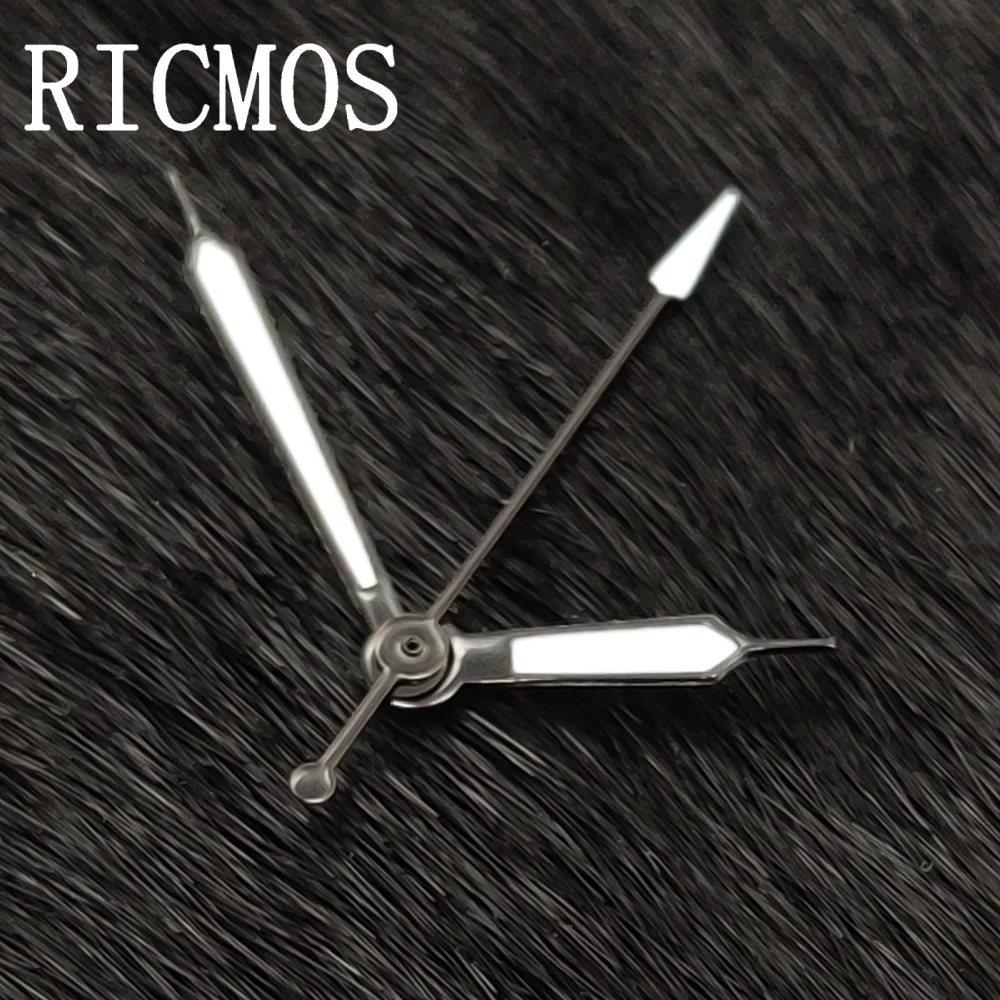Green Luminous Silver Watch Hands Replacement Parts
