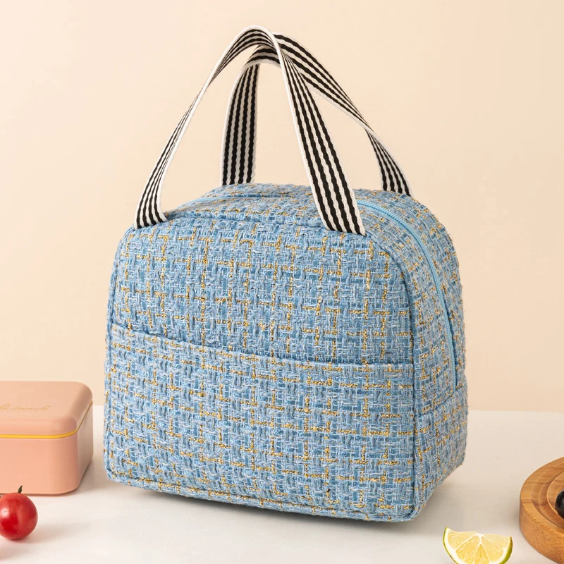 Portable Lunch Bags Thermal Insulation Lunch Box Storage Bag Children's School Lunch Box Bag Picnic Storage Large Capacity Tote