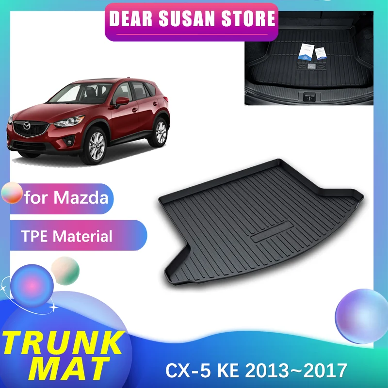 Car Special Rear Trunk Mat for Mazda CX5 CX5 KE 20132017 2014 Storage