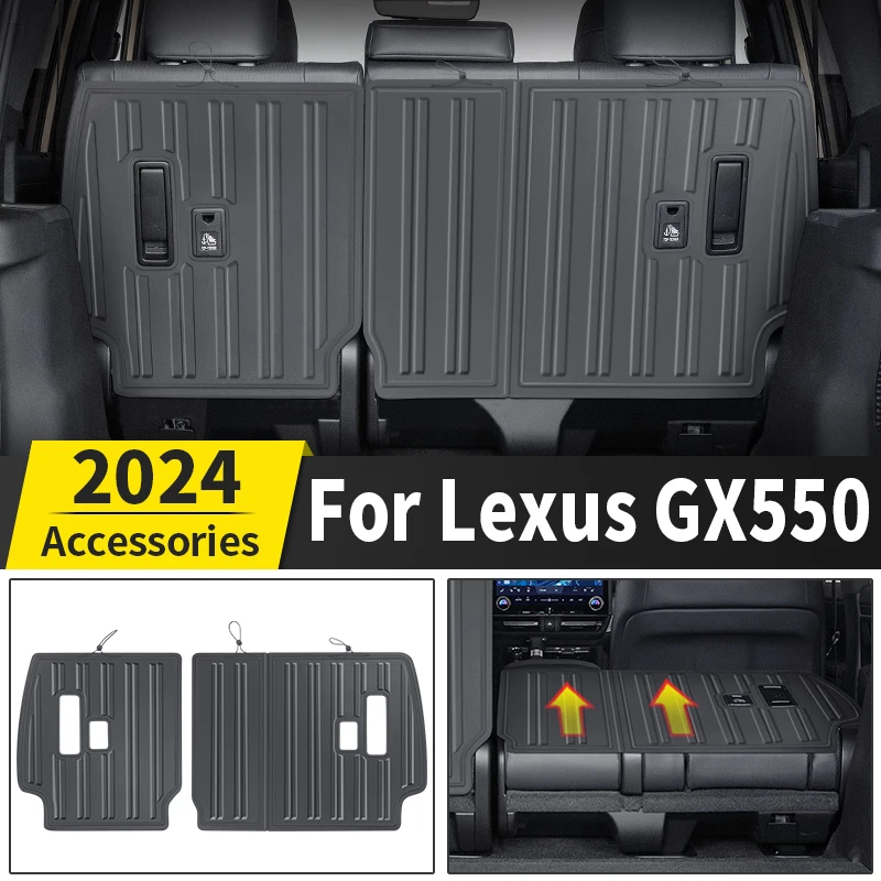 세 번째 열 좌석 등받이 보호 패드 gx 550 시리즈 실내 업그레이드 액세서리 개조품 렉서스 GX550 2024 2025용