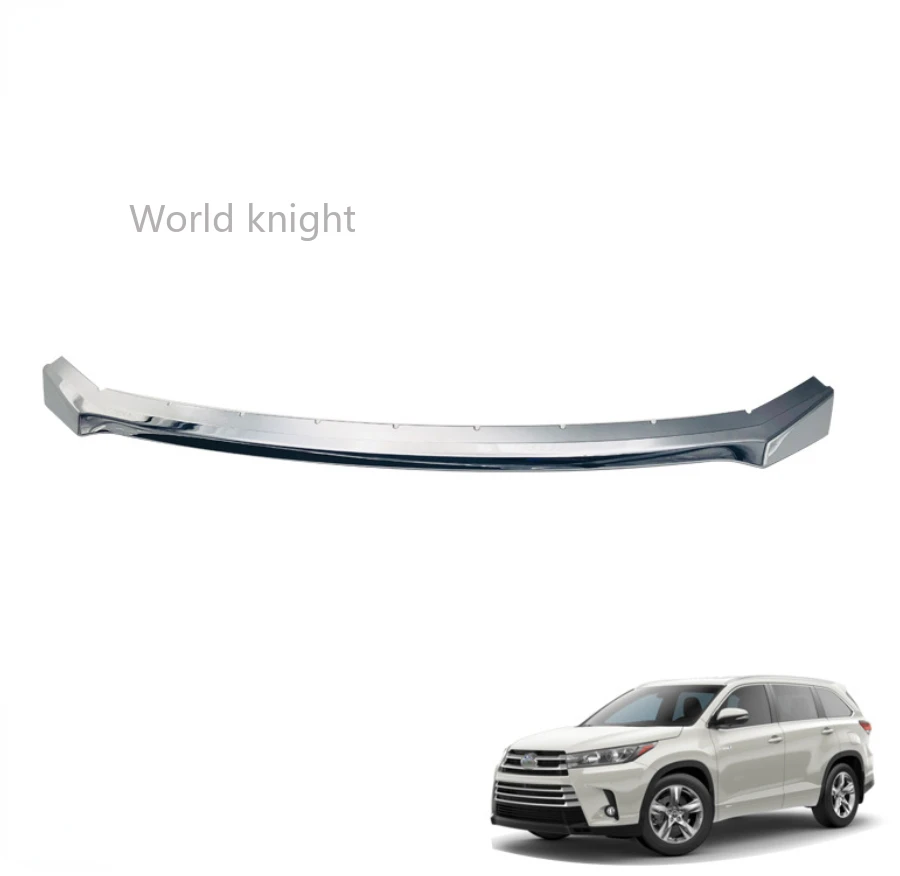

Car Bumper ABS Stick Trim Front Protection Bar Grid Grill Grille Frame Edge For Toyota Highlander 2015 2016 2017 2018 2019 2020
