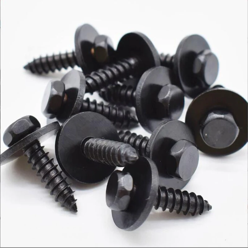 10PCS 16mm Hex Head Screw Self-tapping Bumper Cover Engine Shields Splash Guard For BMW E46 E60 E90 F65 F04 E89 OE#