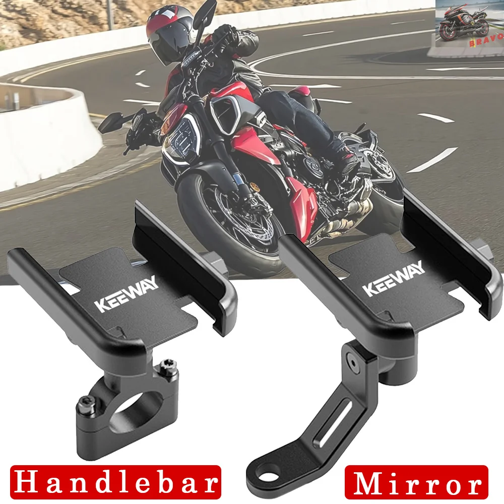 Per Keeway Sr125 Tx 125 200 Vieste 300 Rkr Rkv Rkf 125 Rks 150 Manubrio Supporto Per Cellulare Accessori Moto Cnc