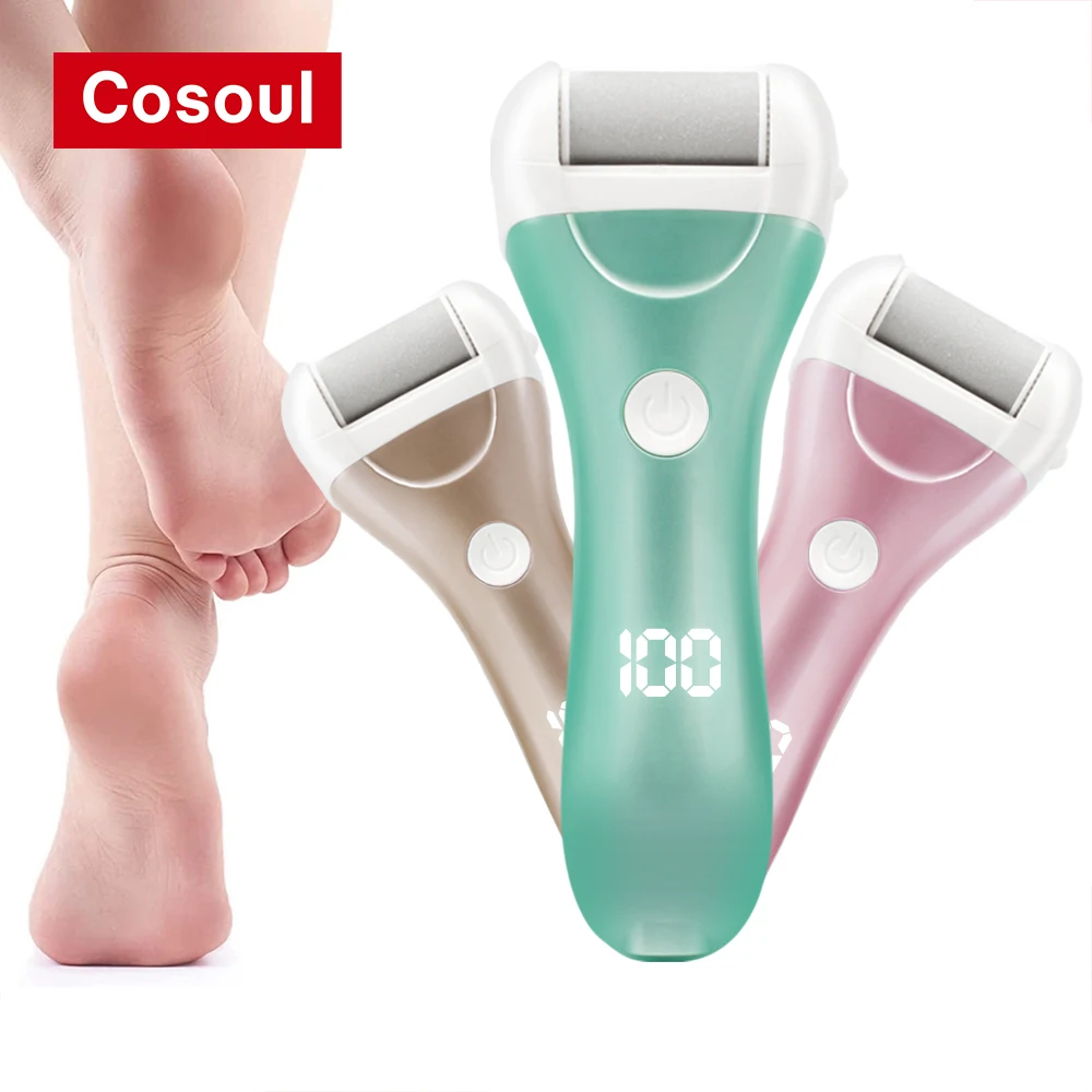 Electric Foot File Pedicure Tools Feet Callus Removers Rechargeable Foot Scrubber Feet Care for Dead, Hard Cracked Dry Skin electric foot grinder electric foot file electric foot callus remover