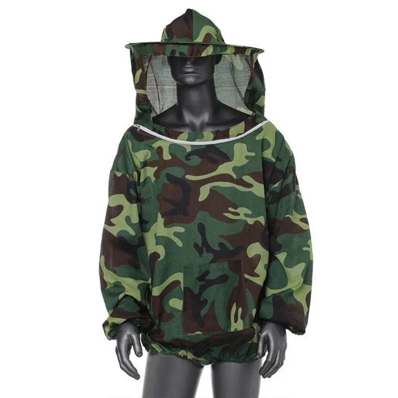 Beekeeping Jacket Protective Suit Clothing Ant-Bee Bee Hat Sleeve Breathable Beekeeper Clothes Apiculture Equipment