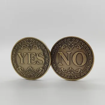 Moneta commemorativa in bronzo Sì o No 2026, 1 pezzo, moneta non circolare, souvenir, oggetto di scena per giochi, moneta sfida, collezione, decorazione, artigianato