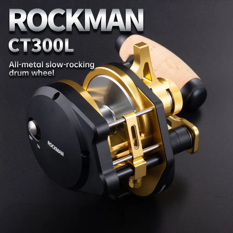루어킬러 ROCKMAN CNC 메탈 지깅릴 CT300 14+1BB 30KG 최대 드..