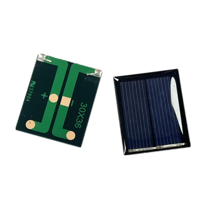 1V 1.5V 2V 55mA 0.11W 태양광 패널 다결정 30x36MM 미니 선파워 태양광 시스템 DIY 배터리 휴대폰 충전기용
