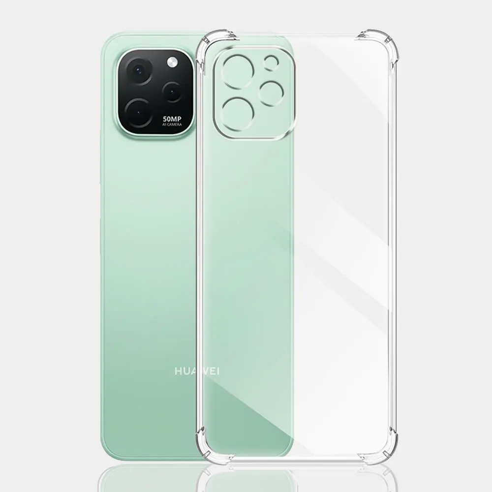 Shockproof Silicone Soft Clear Phone Case - Transparent Coque Cover
