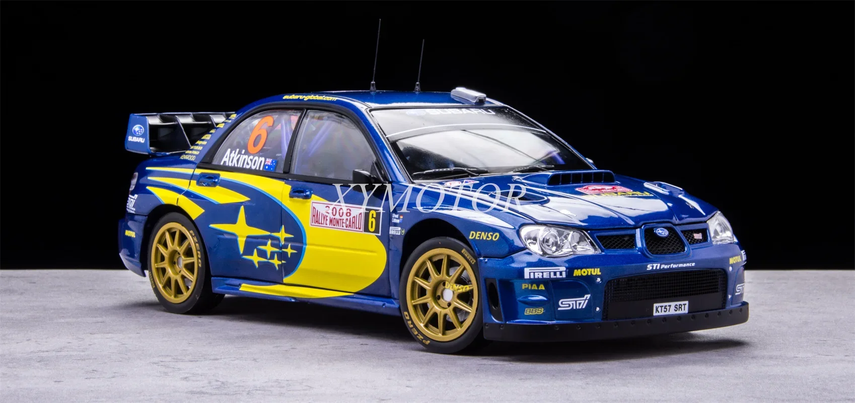 

Sunstar 1:18 For Subaru Impreza WRC07 #5581 2008 Rallye Monte Carlo #6 Metal Diecast Model Car Gifts Hobby Display Collection