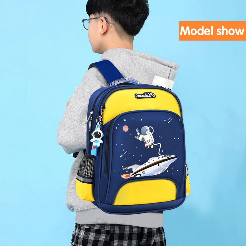 New 3D Kids Backpack Anti-lost Astronauts School bags Waterproof ...