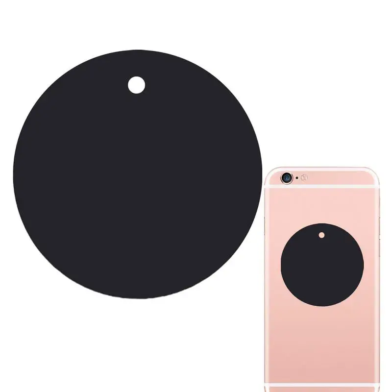 

Phone Magnet Sticker Metal Plate Sticker For Magnetic Phone Mount 0.5mm Thick Compatible With Cases Air Vent And Wall Mounts