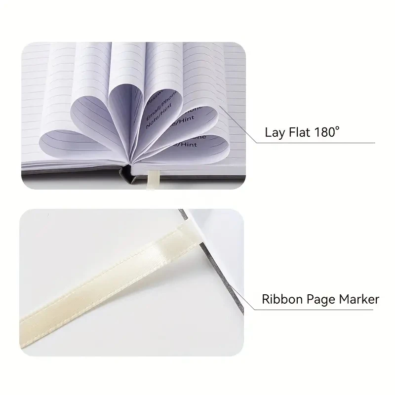 B6 Password Book With Alphabetical Tabs Notebook Hardcover Notepad Notebooks Writing Pads Office School Supplies