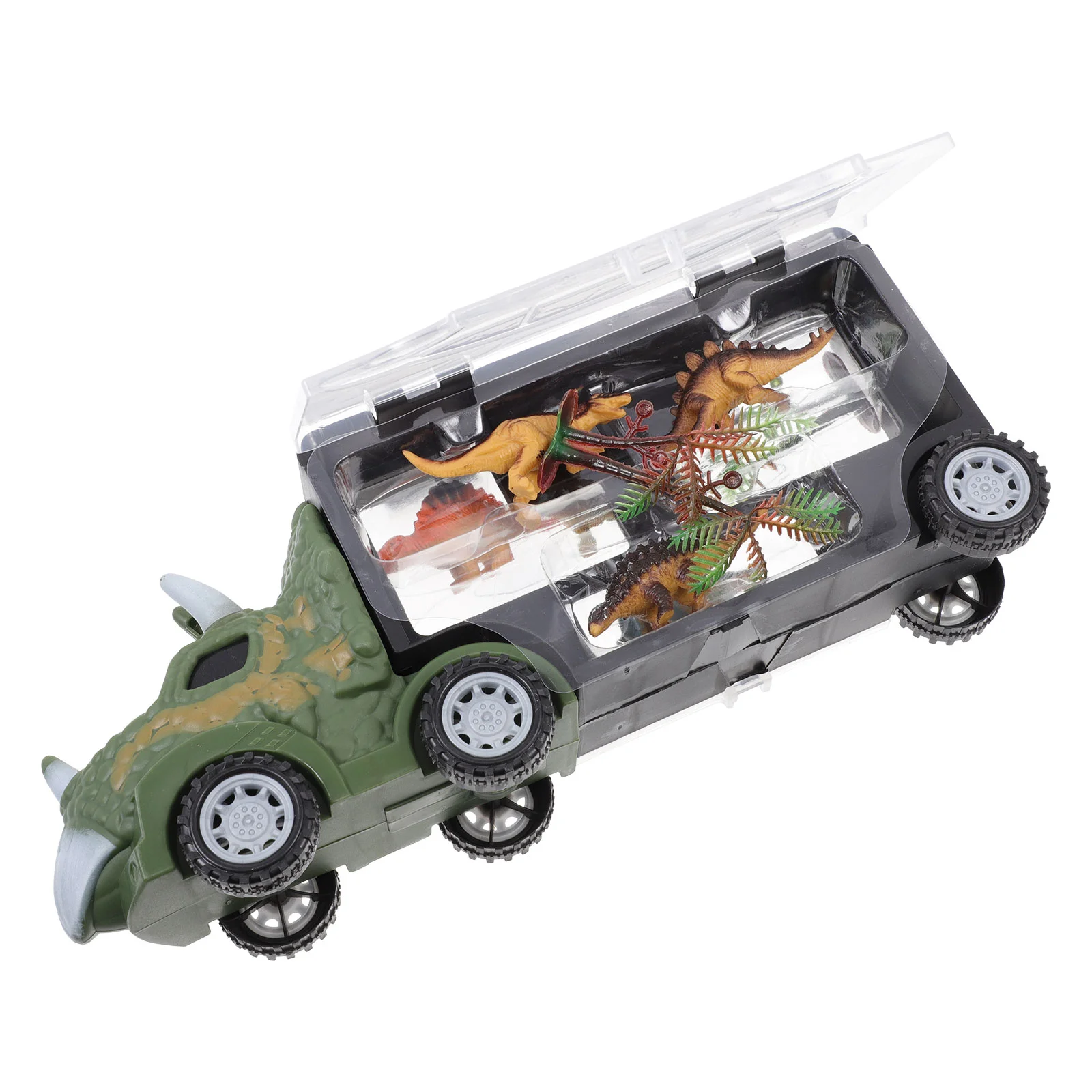 

Animal Container Truck Cartoon Dinosaur-shaped Childrens Toys Funny Animals Boys Model Animals Transporter
