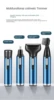 Portable 4 in 1 Multifunctional Nose Hair Trimmer Body Hair Clipper Eyebrow Trimmer Shaving Machine for Man Razor Waterproof 5