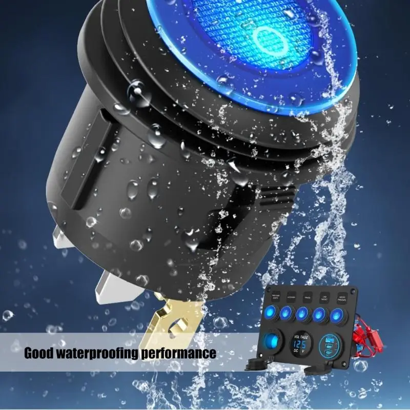 3개의 USB 입력 및 150W 출력 용량을 갖춘 652F 12V 24V 선박 제어반